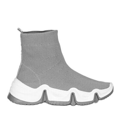 Grijze hoge sneakers van Barnett grijs | eBay