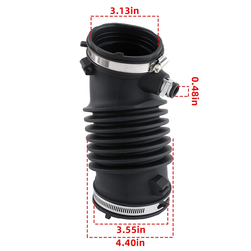 17228-5J6-A10 Air Intake Hose For 2016-2021 Honda Odyssey Pilot Ridgeline 3.5L - Image 2 of 4