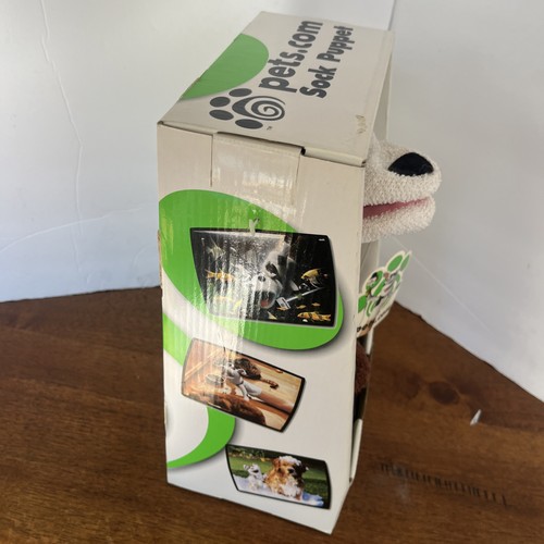 Pets dot com Hundesocke Puppe Haustiere Com Boom Werbung in Box 1999 - Bild 6 von 8