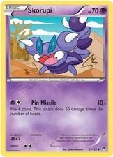Pokemon TCG - Skorupi  - Regular - Uncommon - XY BREAKpoint - 53/122