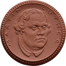 Deutschland, Eisenach, 1 Mark, 1921, Notgeld, Portrait von Martin Luther, anl...