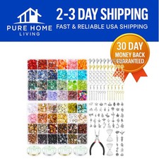 Crystal Beads  Jewelry Essentials: 2278 Piece Kit for Stylish Adult Crafters