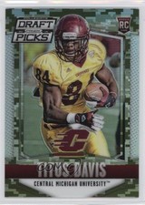 2015 Panini Prizm Collegiate Draft Picks Camo 175/199 Titus Davis #242 1s8