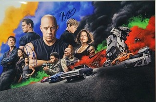 Fast & Furious VIN DIESEL RODRIGUEZ JOHN CENA Signed Photo 11x17" COA Included
