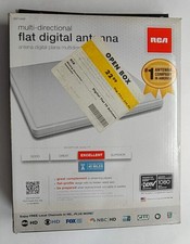 RCA Multi-Directional, Flat Digital Indoor HDTV Antenna White