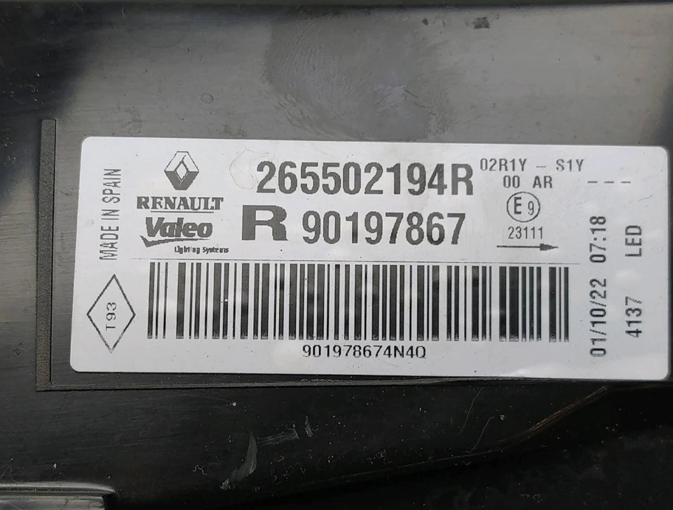 Rücklicht Innenraum Recht Angebot RENAULT Megane IV Phase 1 - 1.3 Tce - Bild 4 von 4