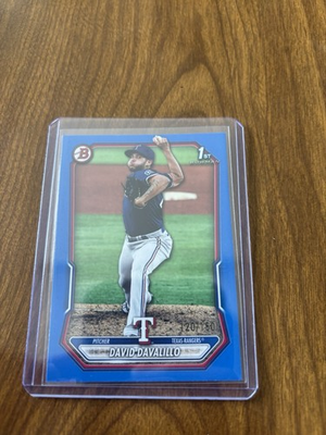 #ad 2026 Bowman 1st Chrome #BCP42 David Davalillo #049 150 True Blue Color Match $100.00