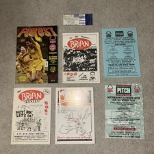 1995/96 UEFA Cup Bayern Munich v Nottingham Forest Ticket, programme fanzines