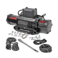 Rough Country 12000lb Pro Series Electric Winch Synthetic Rope - Pro12000s...