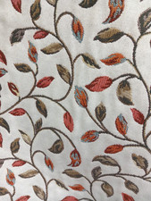 Heavy Lined Curtains Wide Bay Floral Pattern 110" Width x 75