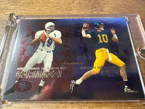 2000 Skybox Dominion Extra Tom Brady ROOKIE CHROME Foil !! #234 Pairs