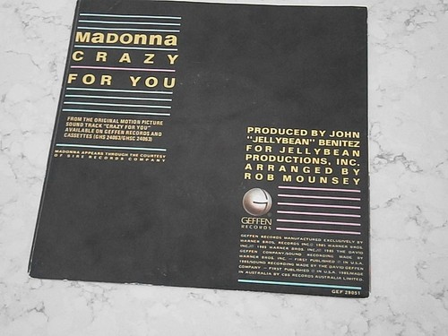 MADONNA - CRAZY FOR YOU Sammy Hagar - I'll Fall in Love Again - Picture 2 of 2