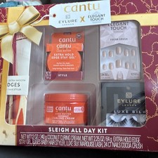 Cantu/Eylure/Elegant Day 5-piece Sleigh All Day Kit - Nails/Lash/Styler/Gel NEW