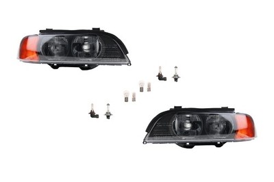 Scheinwerfer Set Halogen passend für BMW 5er E39 11/95-08/00 Leuc. Links Rechts