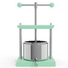 Green Cheese Tincture Herb Fruit Wine Manual Press - 0.8 Gal Stainless Steel ...