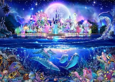Yanoman [Made in Japan] 500-teiliges Puzzle LASSEN Dream Time Park 38 x 53 cm