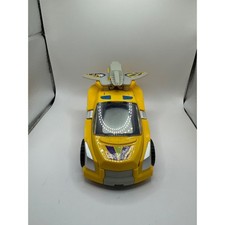 VTech Switch  Go Dinos Tonn the Stegosaurus Yellow Race Car Transformer Toy