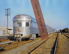 ATSF 'El Capitan' Observation Car #3197, 1956, 8X10 Color Photo