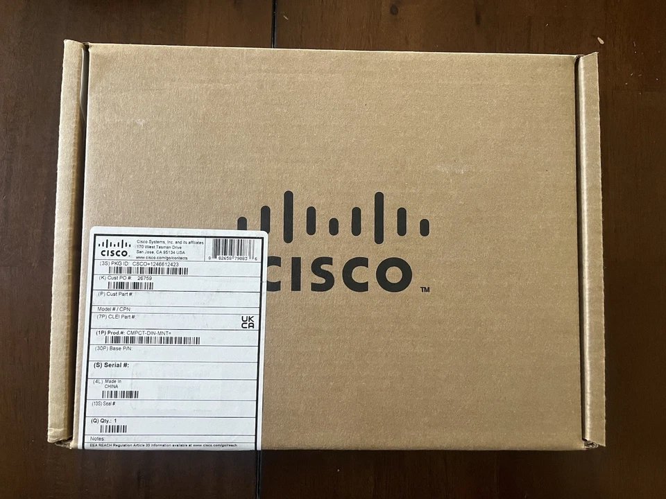 Cisco CMPCT-DIN-MNT - DIN Rail / Wall Mount Kit for Cisco C1000 8/16 Port - Image 4 of 4