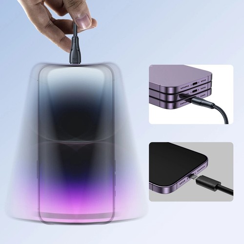 Kabel Joyroom Surpass Series A11 Lightning / USB-C 20W 1.2 m - czarny - Zdjęcie 11 z 12