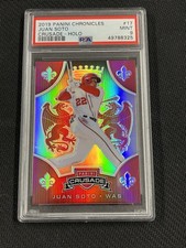 PSA 9 2019 Panini Chronicles Crusade #17 Juan Soto HOLO Nationals