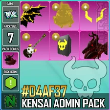 World Zero WZ - 7 PACK - KENSAI ADMIN EVENT - #D4AF37 - PACKBONUS : DUCKY