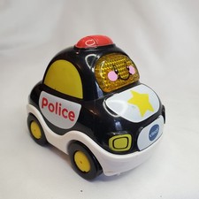 VTech Go Go Smart Wheels Police Car Black White Talking Light  Sound Works