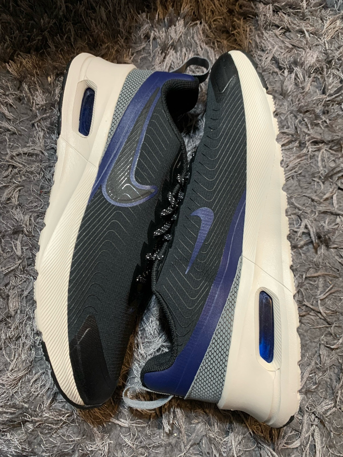 Nike Air Max Nuaxis WTR Black Navy Water Repellent Running FZ2148