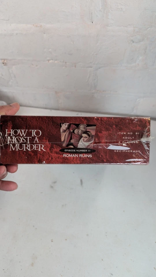 Vintage How To Host A Murder Episode 11 Roman Ruins Sealed Board Game USA Made - Image 2 of 4