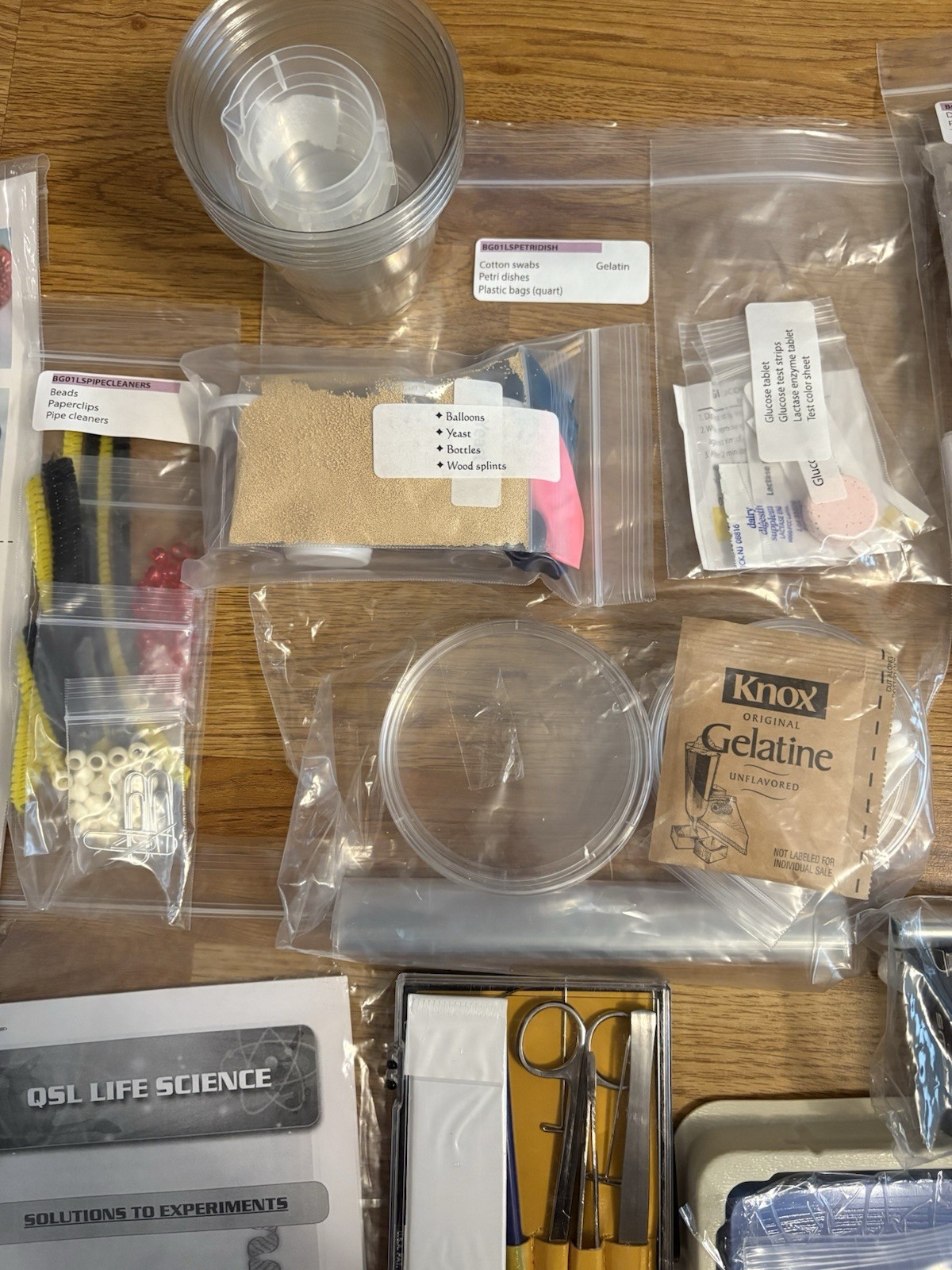 Quality Science Lab Kit And Manual Standard Homeschool Lab Kit