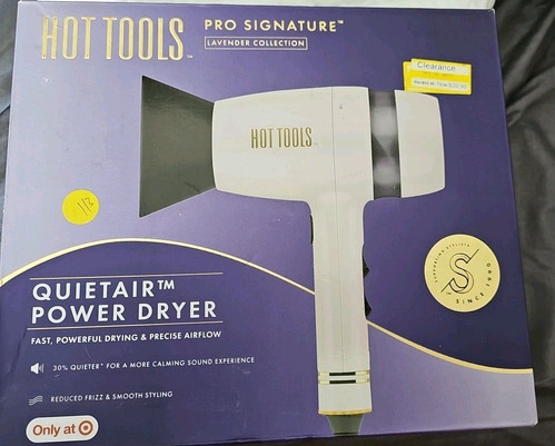 Hot Tools Pro Signature Collection QuietAir Power Hair Dryer - Lavender