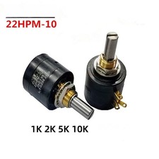 1pcs SAKAE 22HPM-10 precision multi-turn wirewound potentiometer 1K 2K 5K 10K