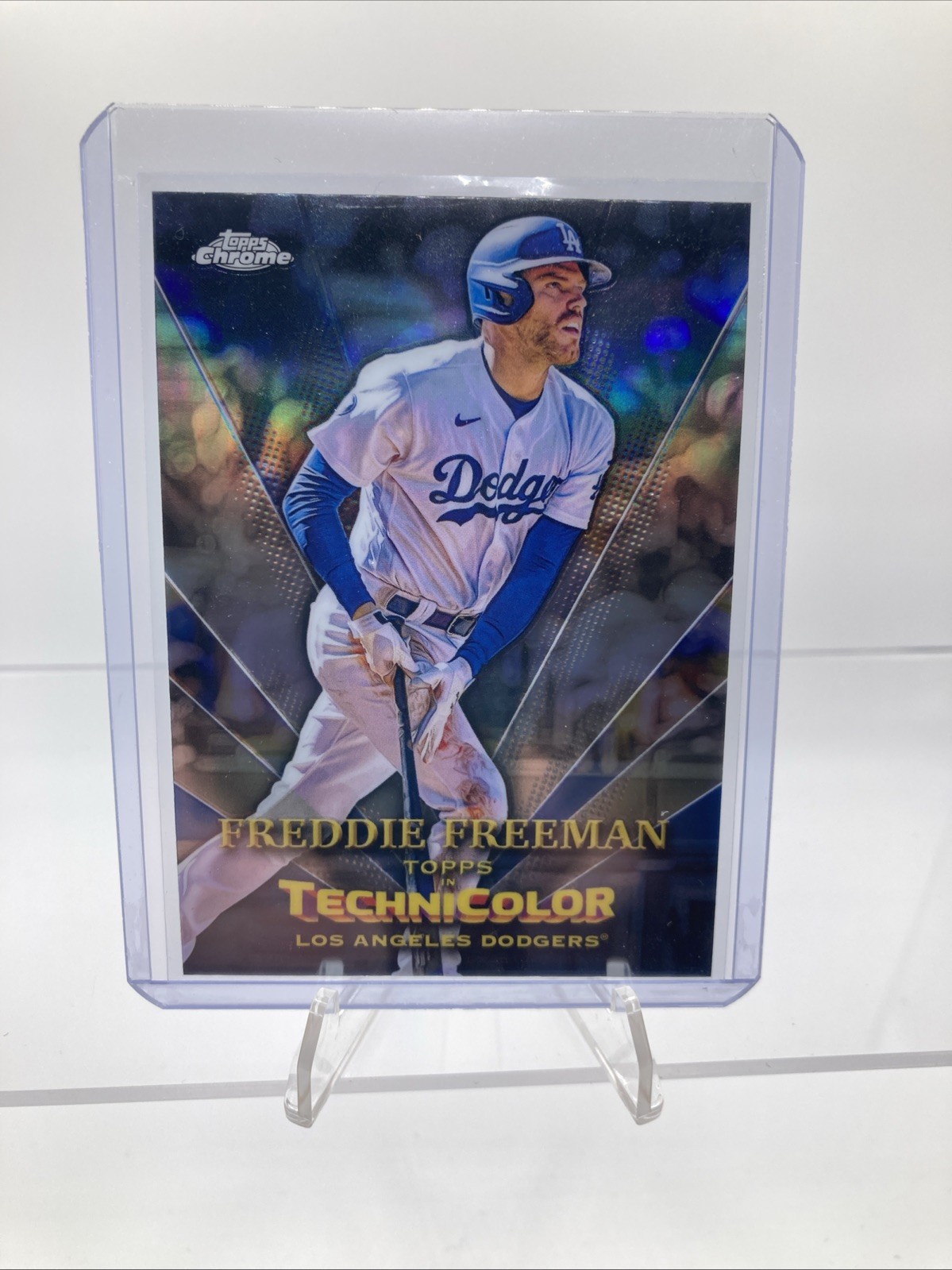2023 Topps Chrome Topps In Technicolor #TT16 Freddie Freeman Los Angeles Dodgers