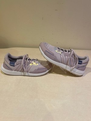 Adidas Retrorun Damen Sneaker UK 7 Violett Wildleder Mesh Laufschuhe