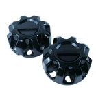 New 19-25 F250 F350 Super Duty Gloss Black Rear Center Wheel Cover Hub Cap