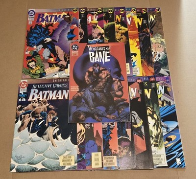 Batman Knightfall Vengeance of Bane 1 1st-Printing  Good Condition + 2 Comics