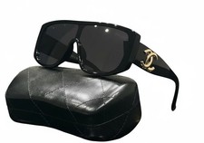 Authentic CHANEL Polarized Sunglasses Italy Case Box Ships Today PERFECT GIFT
