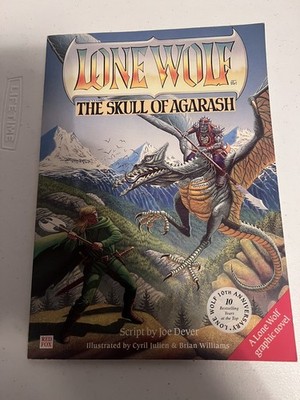Lone Wolf The Skull Of Agarash by Joe Dever  1st Edition Paperback 1994