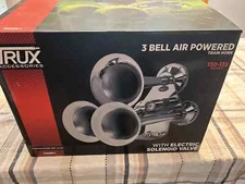 Trux Accessories 3 Bell Electric Train Horn THORN-1 Trucker Train Horn 130-135DB
