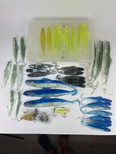 Lake Michigan Fresh Water Fishing Bait Lot 38 With Hooks Striper & Super Spot