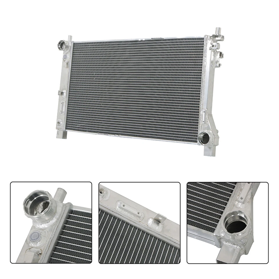 Aluminum Radiator 3 ROW For 2001-2009 Mercedes Benz C230 C240 C280 C32 C320 C350 - Image 4 of 4