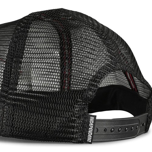 Independent Vuelta & Burn Malla Espalda Gorra - Negro/Negro - Imagen 4 de 5