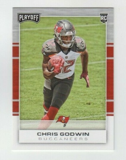 Chris Godwin 2017 PANINI PLAYOFF ROOKIE CARD #230 TAMPA BAY BUCCANEERS