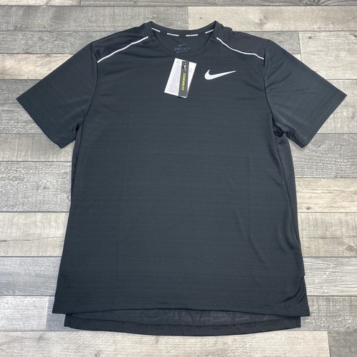 NIKE BREATHE DRI-FIT MILER BLACK MENS 