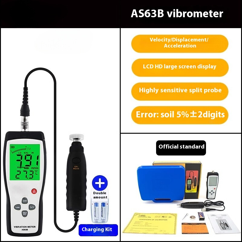 LCD Vibration Tester Instruments Vibration Meters Measuring Instruments