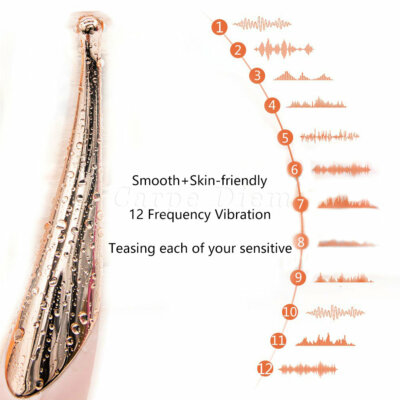 handed massager Rechargeable Silicone Clit Focus Vibrato G-spot Stimulator Women