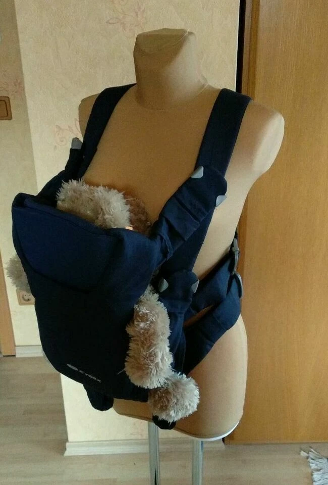 CYBEX i. GO Babytrage, Bauchtrage, Click, dunkelblau von Geburt bis ca. 1 Jahr - Bild 2 von 4