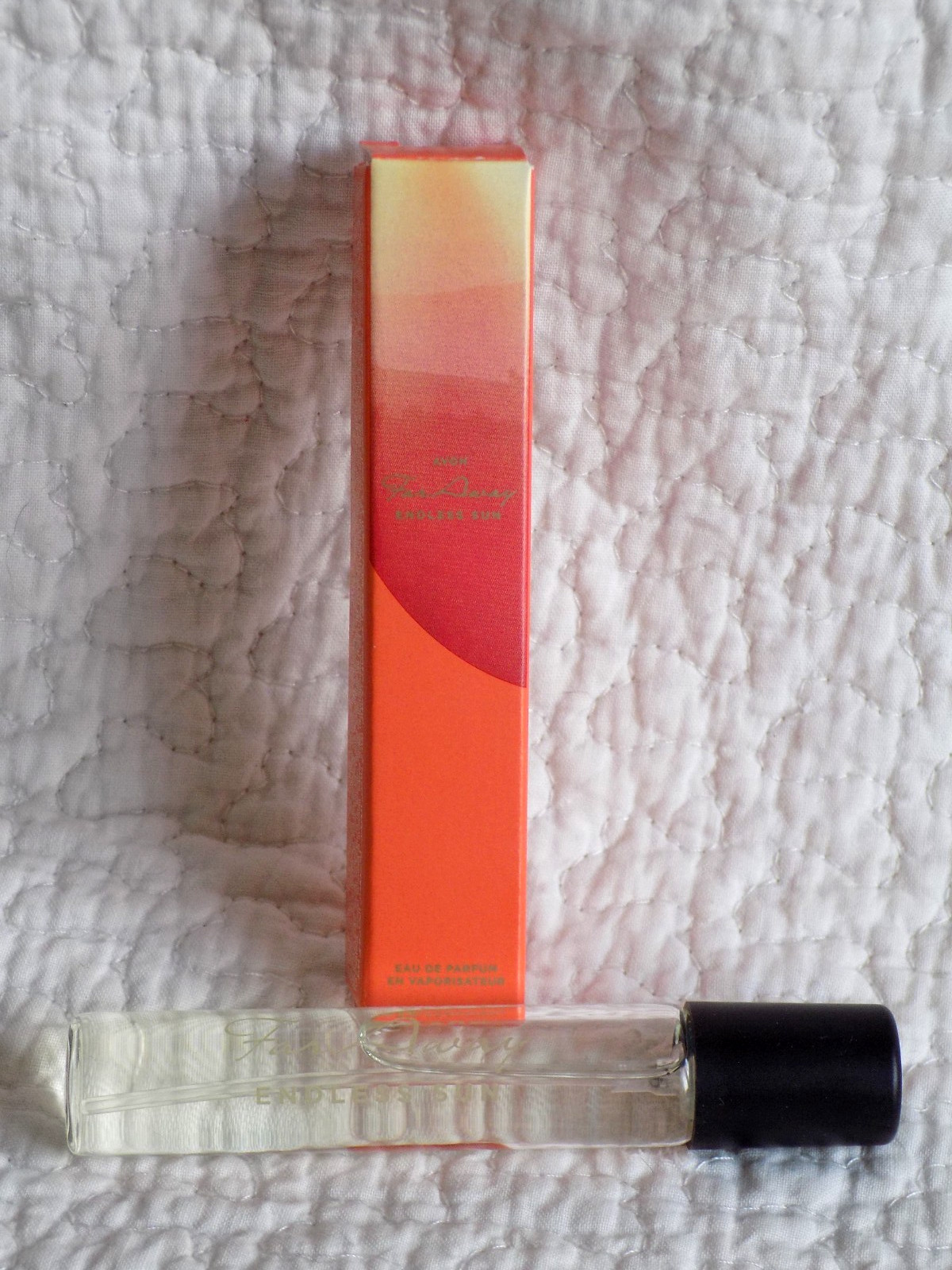 AVON FAR AWAY ENDLESS SUN EDP PURSE SPRAY 10ml ~  *BRAND NEW IN BOX*