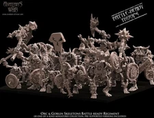 Undead Orc Goblin Warriors Battle Ready kit - Avatars of War Greenskin Orc Proxy