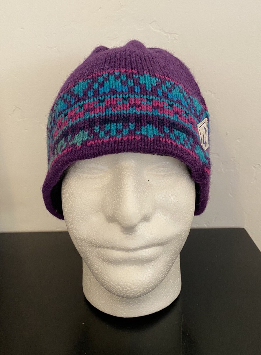Vintage 80s 90s Murray Merkley Wool Knit Winter Hat Handmade  display picture 2